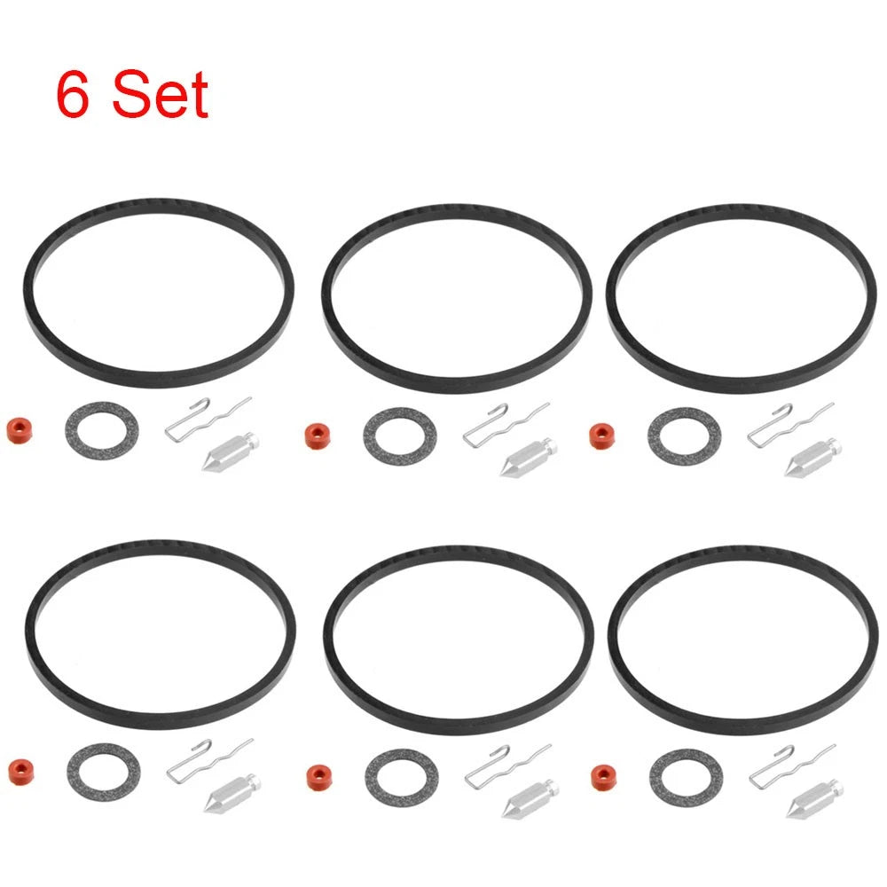 Set of 6 Carburetor Needle Seat Kit for Tecumseh 631021 631021A 621021B