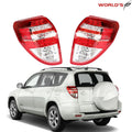 Pair Tail Lights for Toyota RAV4 (2009–2012) Red