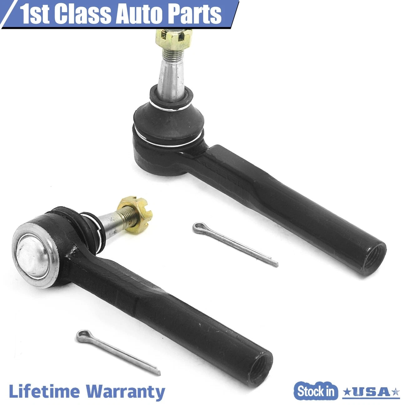 Front Suspension Outer Tie Rods for Buick Rendezvous, Chevy Malibu, Alero (1997–2009)