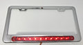 LED License Plate Frame Chrome Replacement with Turn Signal for Ford F-150 (2015–2023)