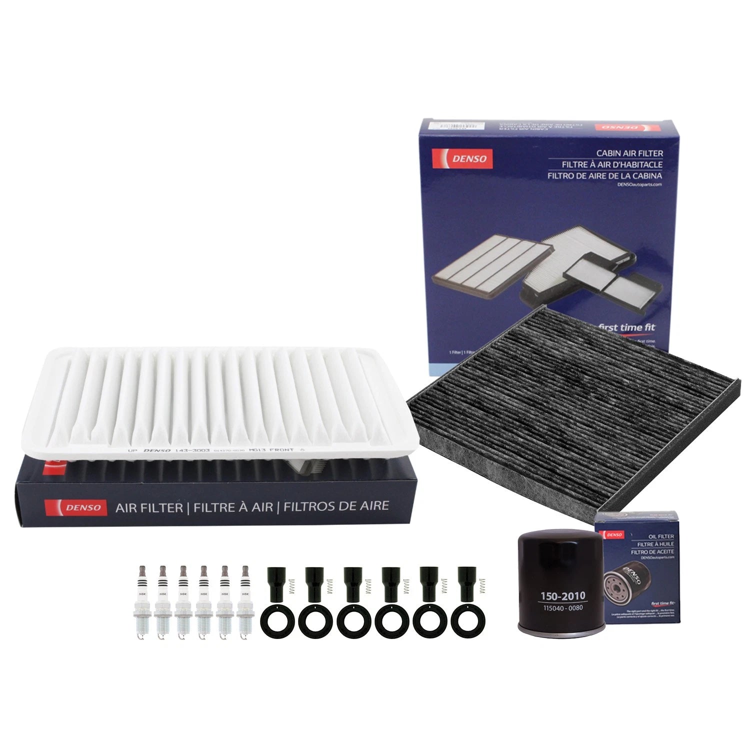 Tune Up Kit with 6 NGK Spark Plugs & Boots for Camry ES300 (1997–2001)