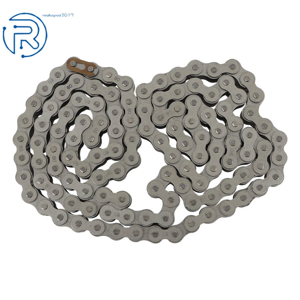 10 Feet Carbon Steel Roller Chain with 1 Connector