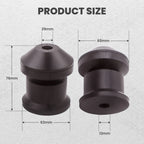 Pair Front Suspension Bump Stops for Hummer H3 & H3T (2006-2010) Black