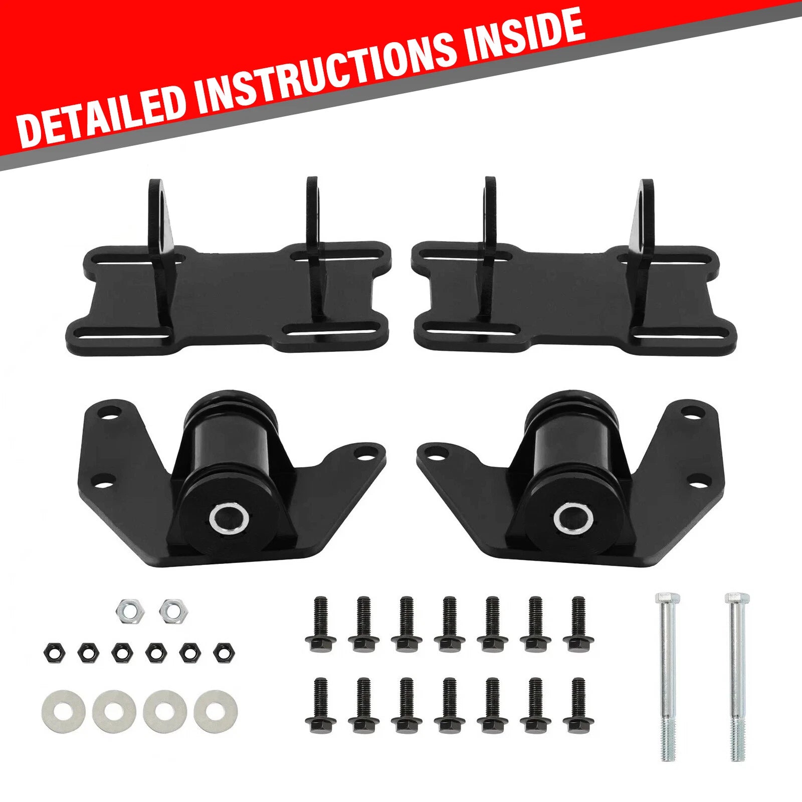 Front Engine Mount Adapter Kit for Monte Carlo Regal (1978–1988) LS Swap