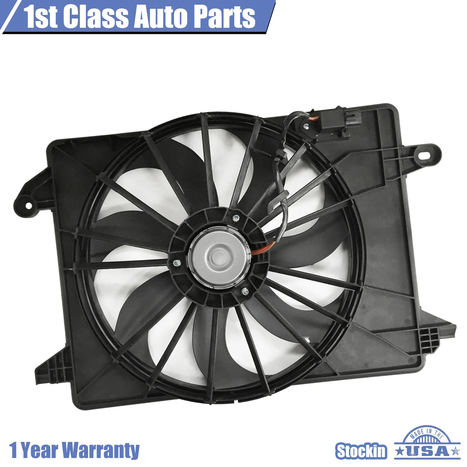 Radiator Cooling Fan Assembly for Chrysler 300 Dodge Charger (2003–2007) 620-412