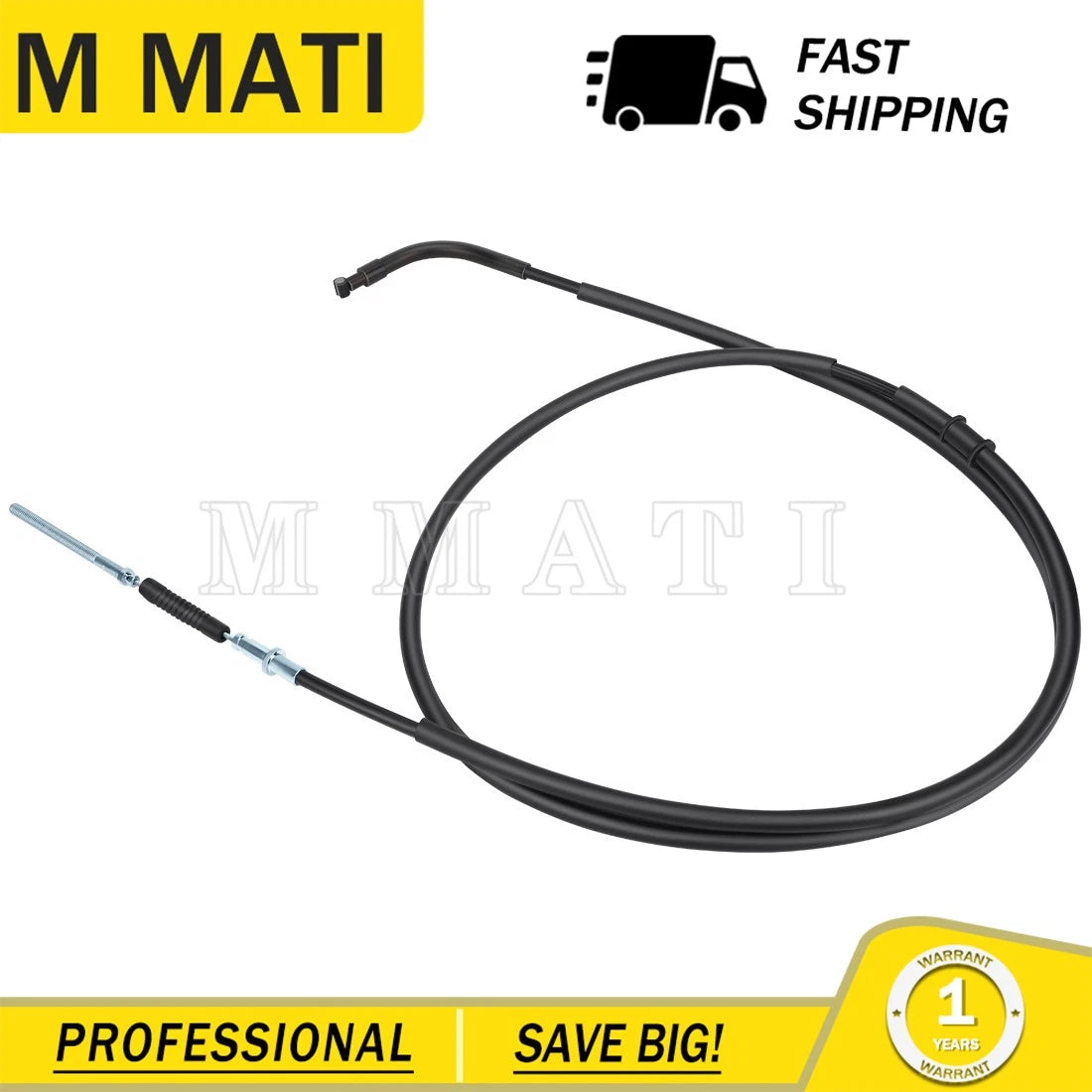 Rear Park Hand Brake Cable for Suzuki Eiger 400 4x4/2x4 (2002–2007)