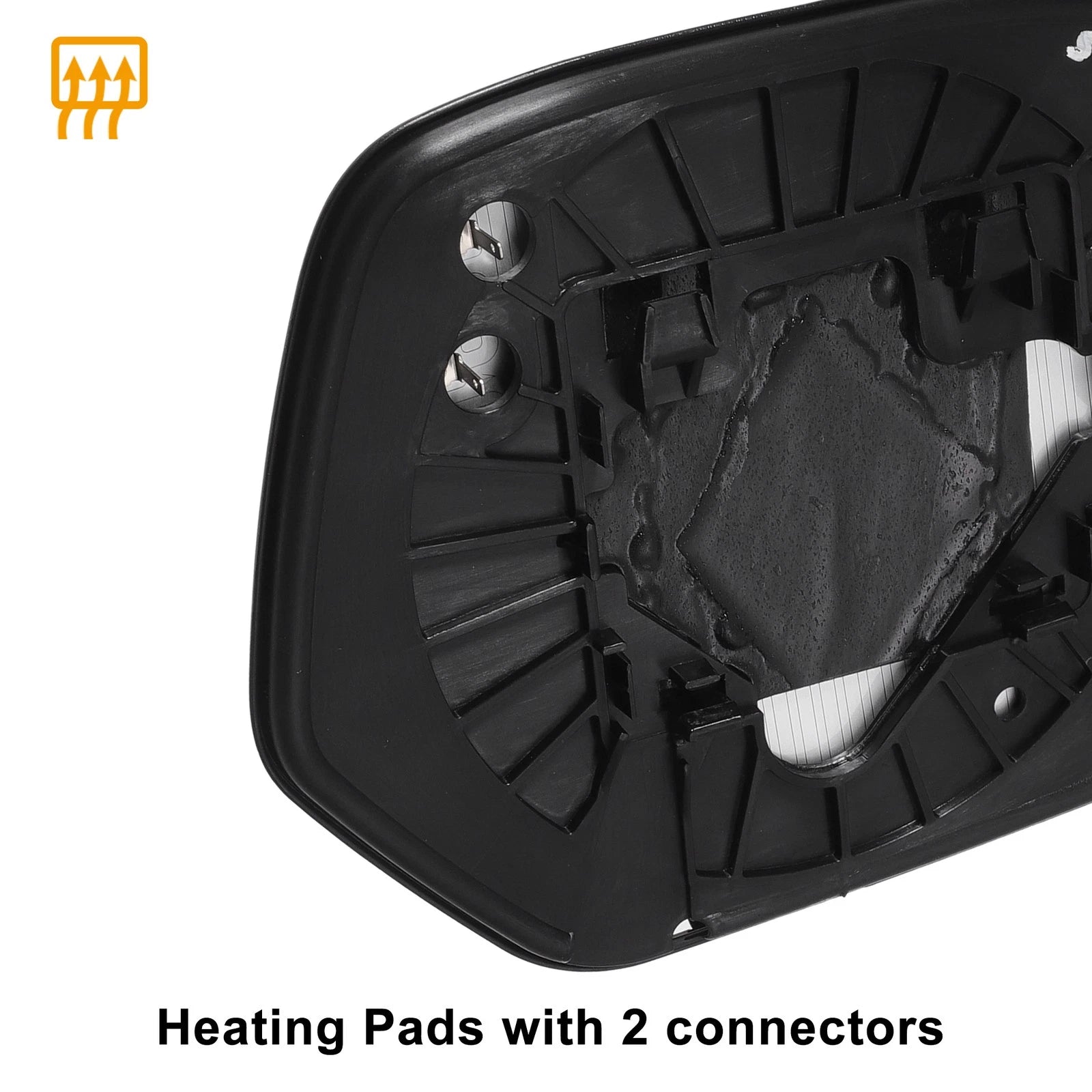 Pair Blue Heated Mirror Glass for Honda CR-V (2007–2011)