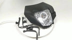 Off Road Black E8 LED Headlight Projector for KTM EXC-F XCW Six Days (2017-2023)