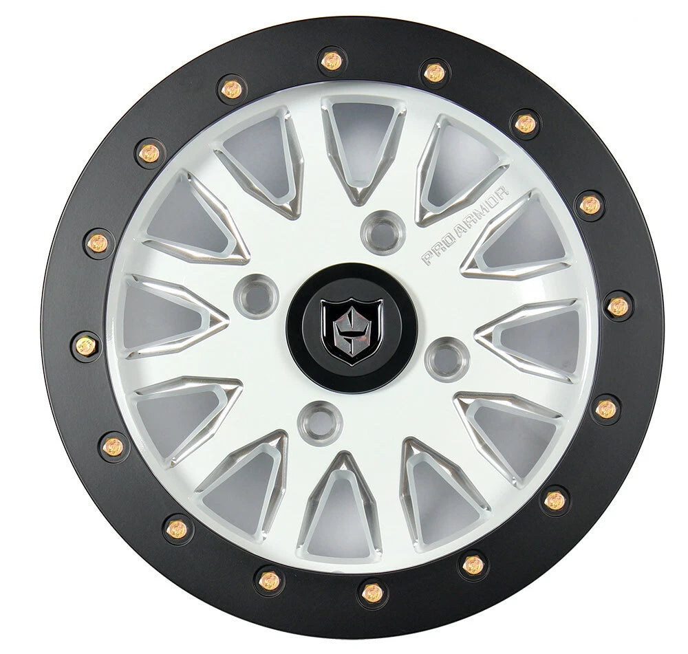 Pro Armor Halo Milled Beadlock Wheel Rim for UTV (15x7, 4/156, 38mm Offset)