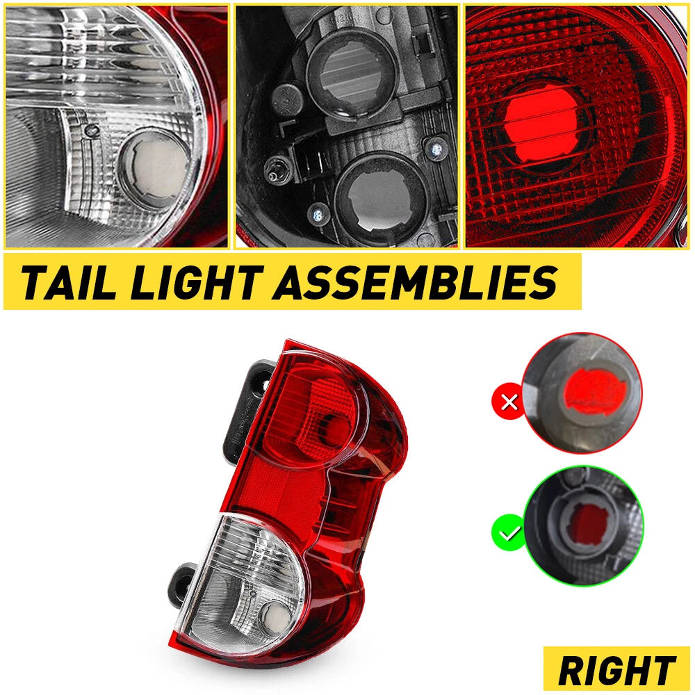 Tail Light Assembly for Nissan NV200 (2013–2018) Right Passenger Side Halogen