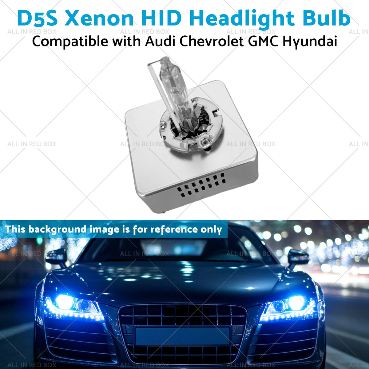 D5S Xenon HID Headlight Bulb for Audi Chevrolet GMC Hyundai (All Years) 9285410171