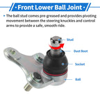 2X Front Lower Ball Joints for Toyota Celica (1990–1993) No.K9649
