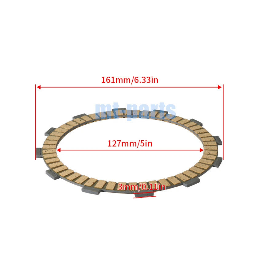 Clutch Friction Plates for Suzuki AN650Z Burgman 650 (2008–2017) 21441-24F00