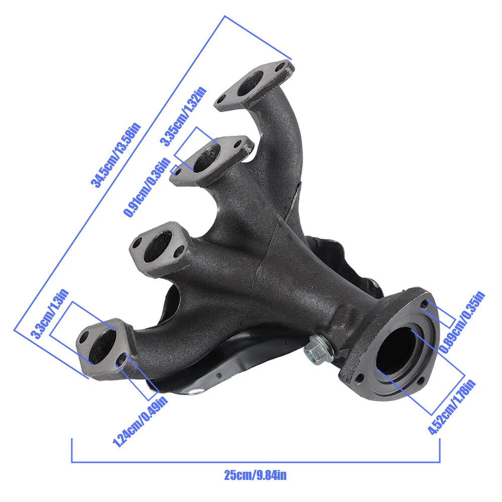 Exhaust Manifold with Gasket Kit for Chevrolet GMC S10 Sonoma (1998–2003)
