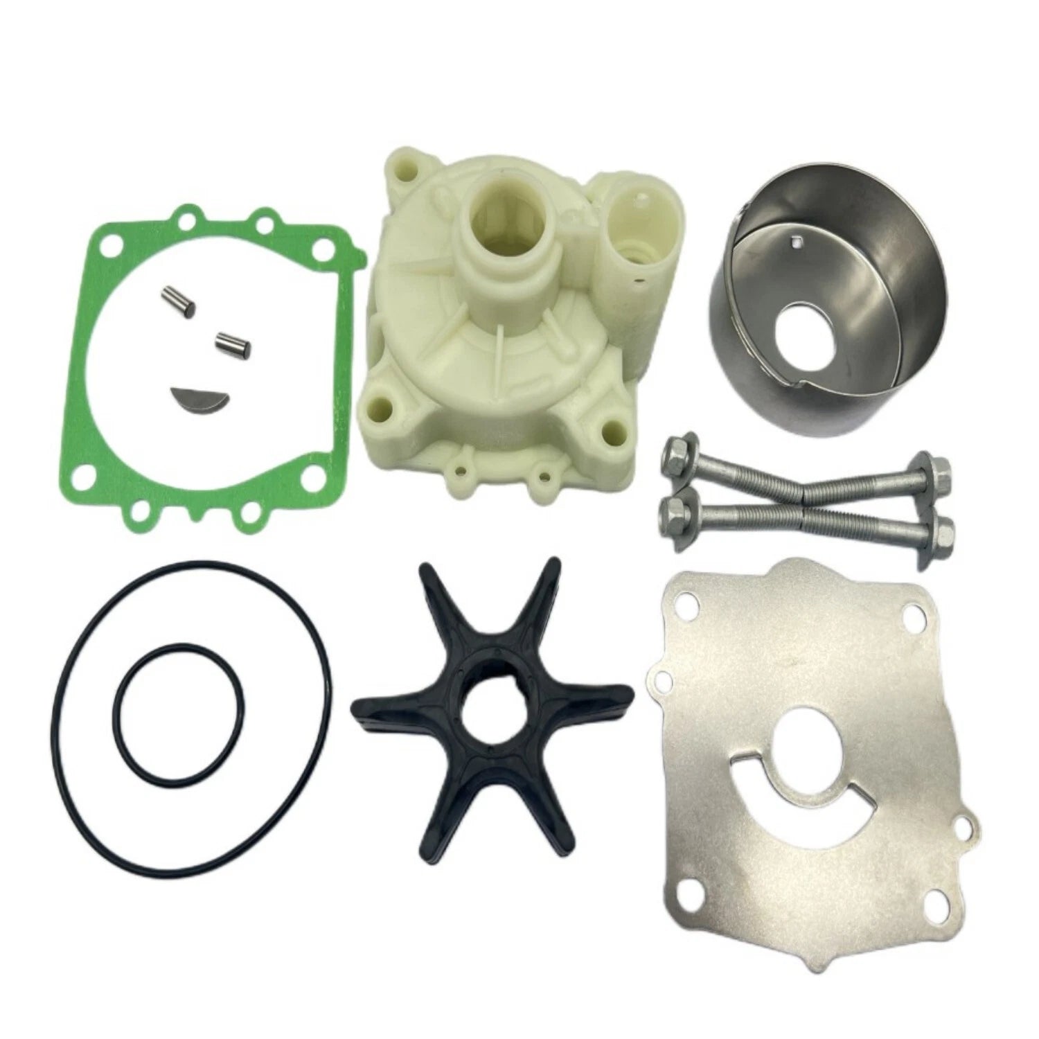 Water Pump Impeller Kit 68V-W0078-00 for Yamaha F75 F90 F115 (4-Stroke)