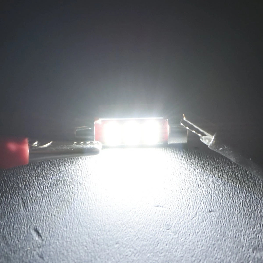 2X LED Festoon License Plate Light Bulbs for Various Vehicles (YYYY–YYYY)