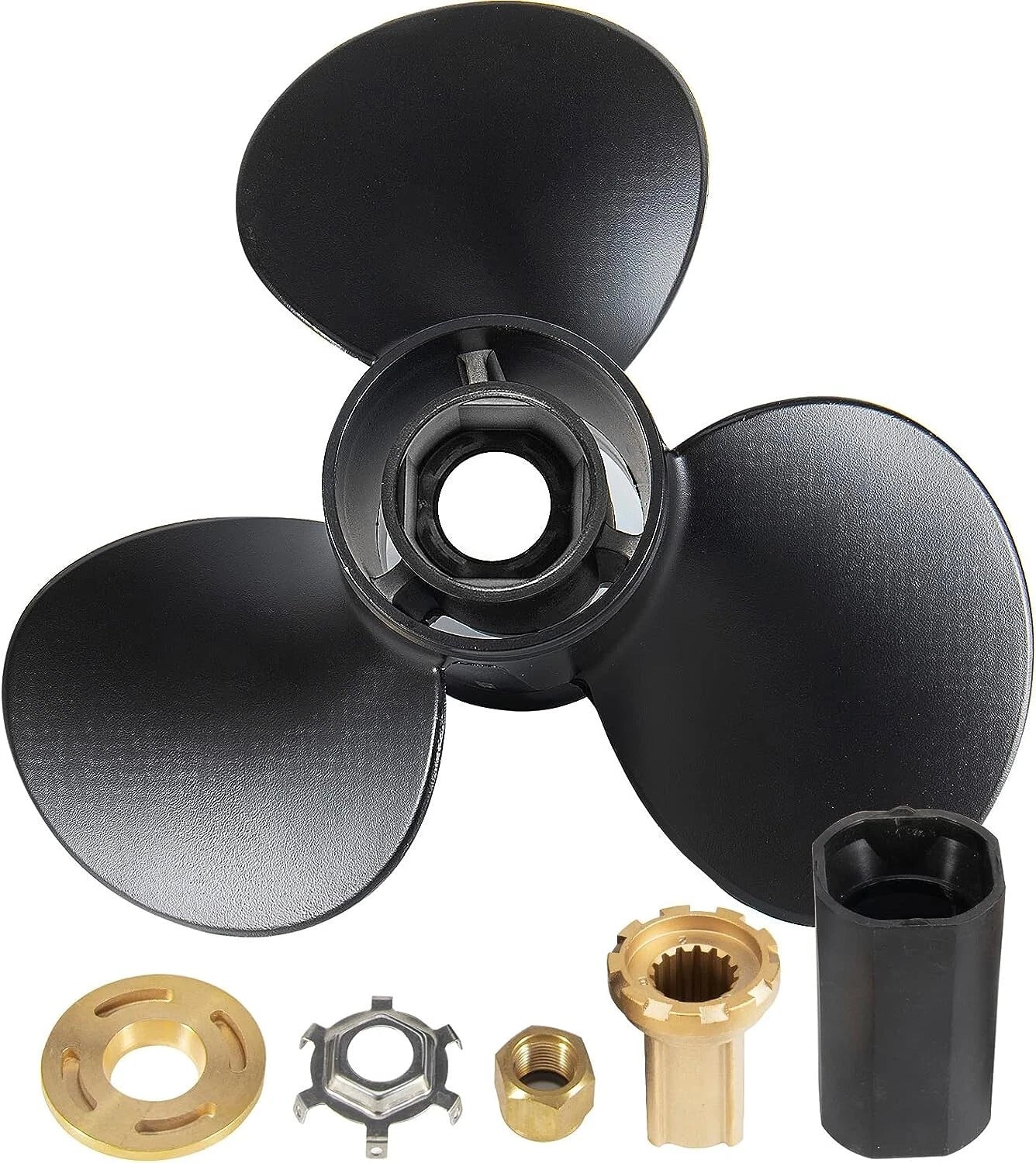 Outboard Propeller for Mercury 40-140HP (15 Tooth, RH) - Hub Kits Included