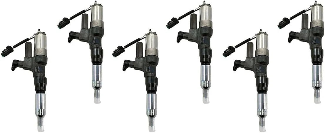 6X Fuel Injector 095000-0176 2391-01034 for Hino Diesel Engine J08C J05C (2000–2023)