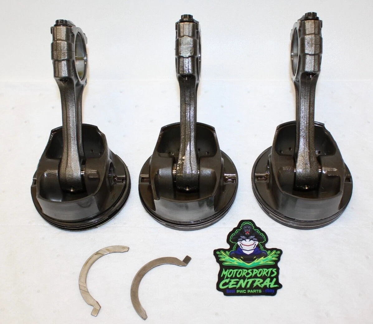 Set of 3 Connecting Rods with Standard Piston for Seadoo 215 230 255 260 (OEM 420917518)
