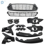 Front Bumper Grill with Fog Light Covers for Ford Fusion (2013–2016)