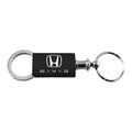 Reverse C on Black Anodized Aluminum Valet Keychain for Honda Civic