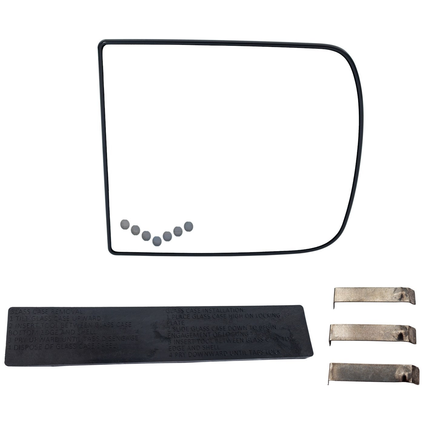 Set of 2 Heated Mirror Glasses for Chevy