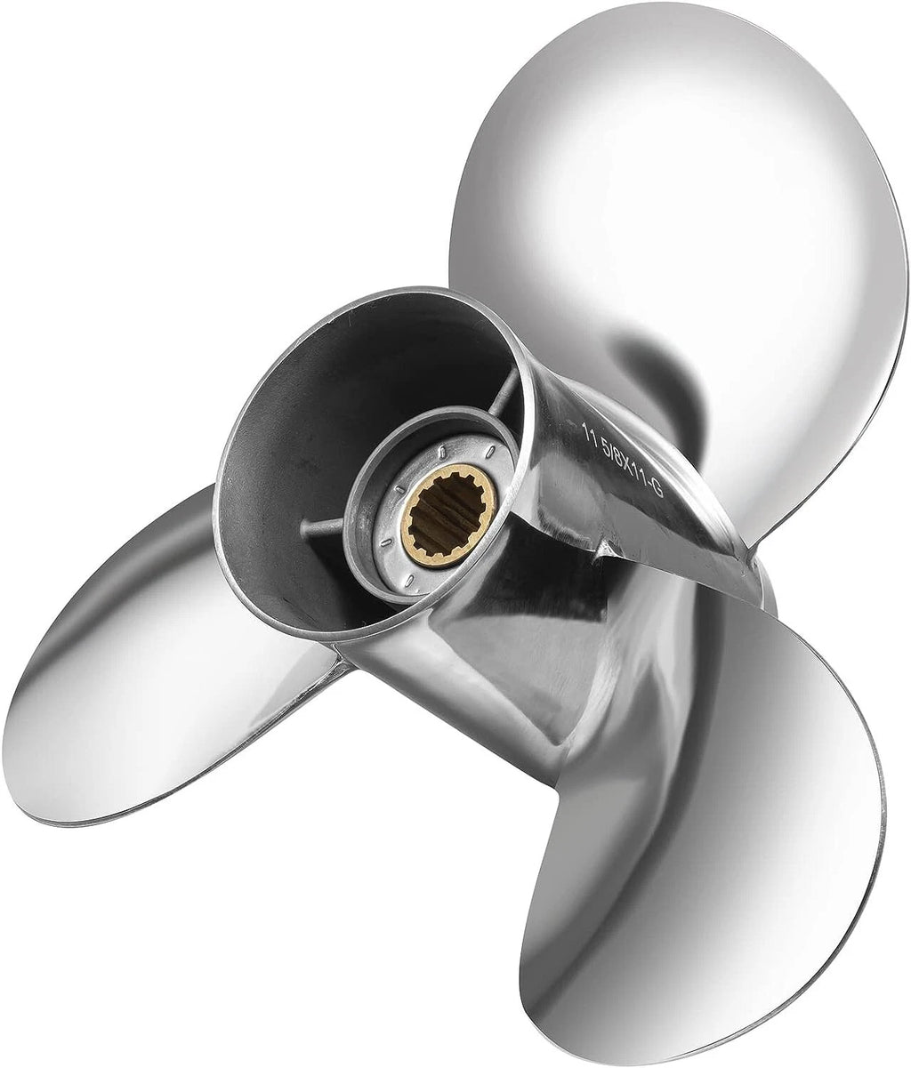 11 5/8 x 11 Stainless Steel Boat Propeller for Yamaha Outboard (40-60 HP)