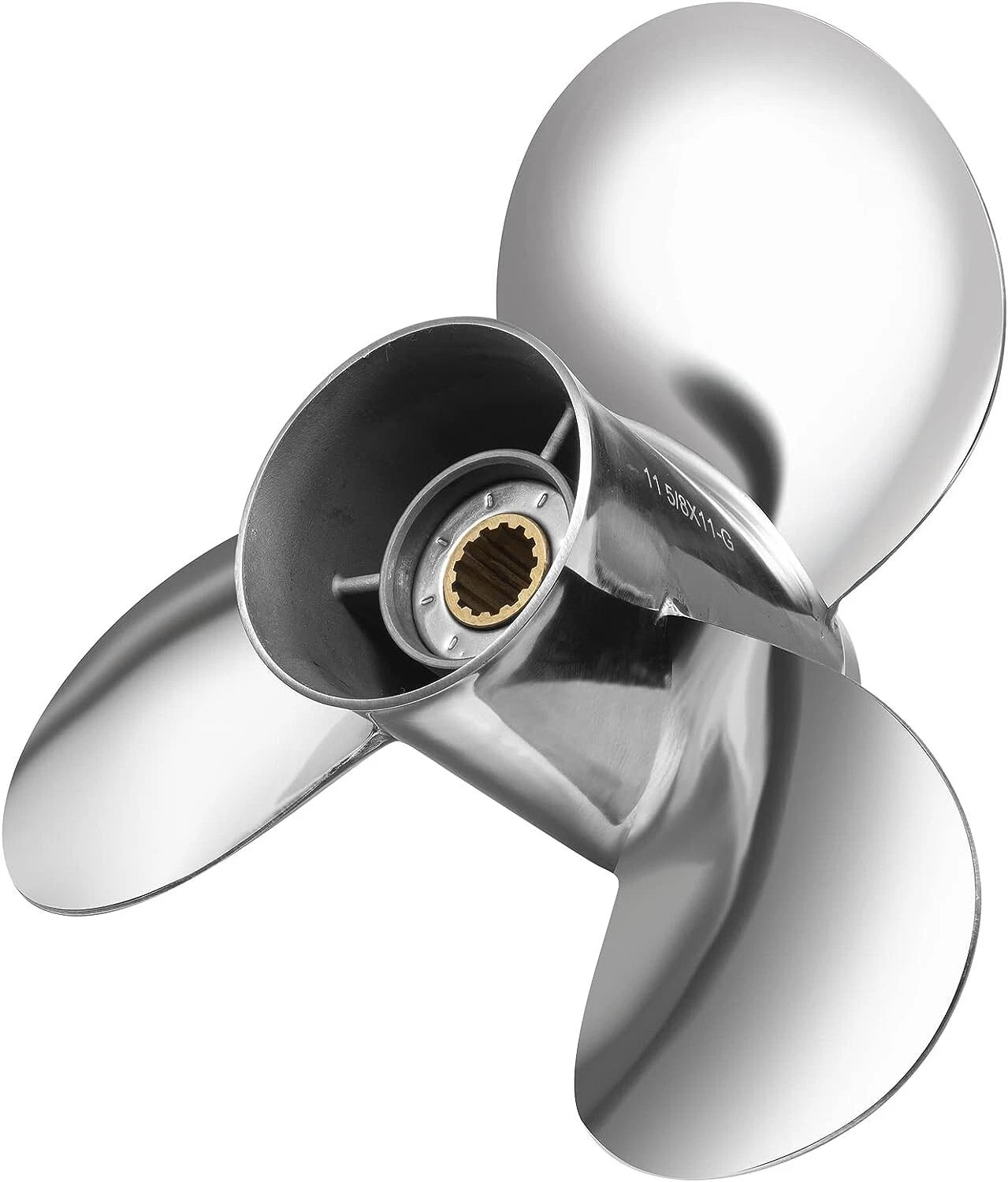 11 5/8 x 11 Stainless Steel Boat Propeller for Yamaha Outboard (40-60 HP)