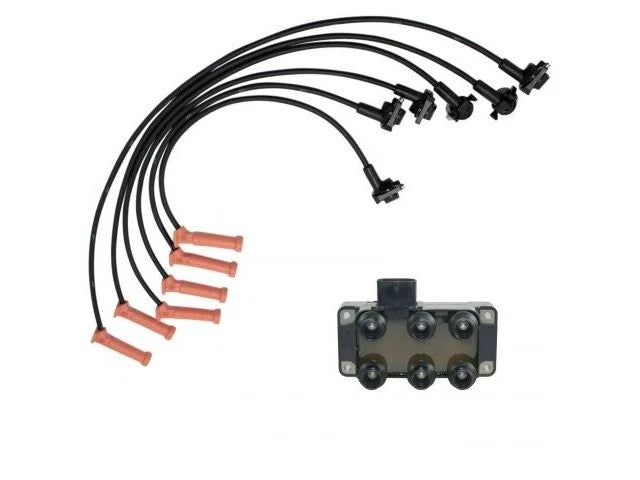 Ignition Coil and Spark Plug Wire Set for Mazda B4000 (2001–2009) YK771SC