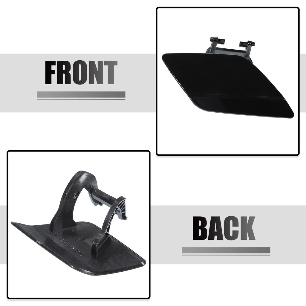 Bumper Washer Nozzle Cover for Mercedes-Benz E550 (2007–2010) Black