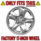 Wheel Hub Caps Rim Covers Chrome for Subaru Forester 2014–2018 (17 Inch)