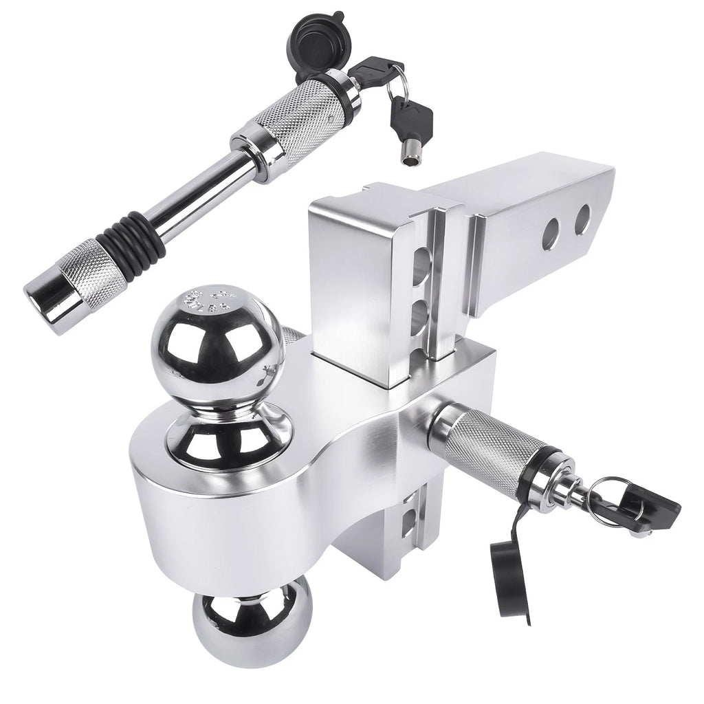 Tow Hitch for 2" and 2-5/16" Balls (Chrome)