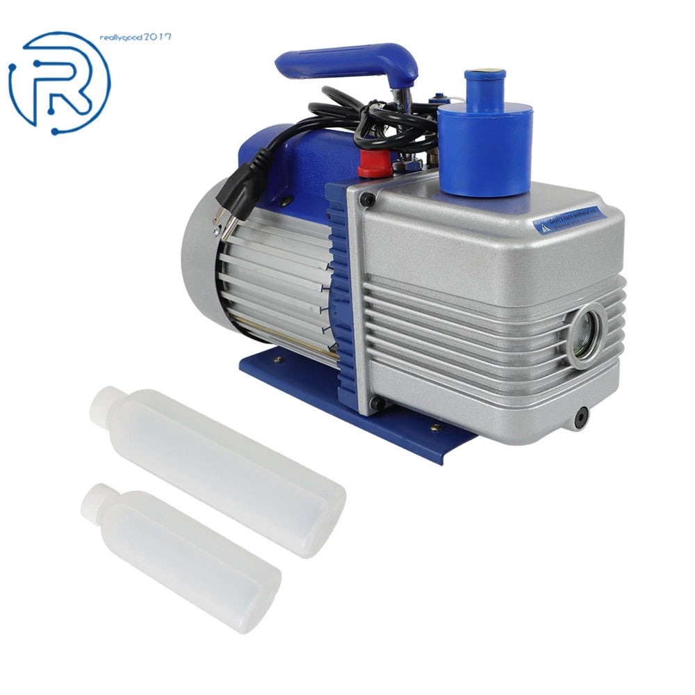 HVAC Air Vacuum Pump 9.6 CFM 1 HP for Automotive Use (110V)