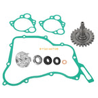 Water Pump Impeller Shaft Gear Rebuild Kit w/ Gaskets for Honda CR125R (1997–2004)