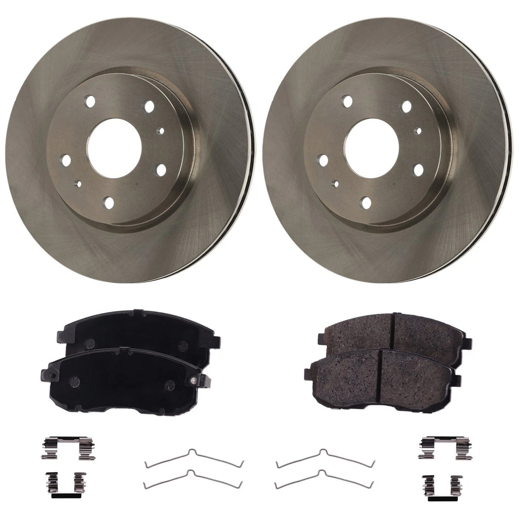 Brake Disc Rotors and Pads Kit for Suzuki SX4 (2007–2008)