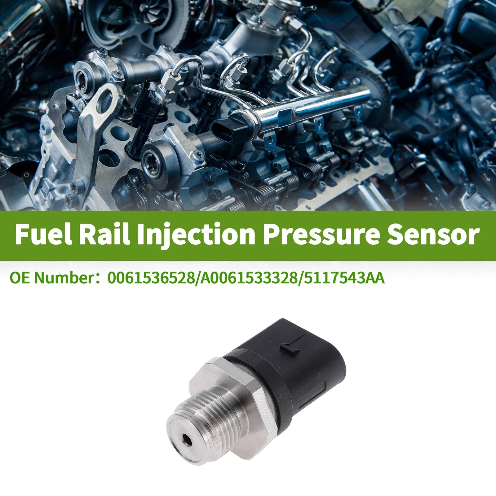 Fuel Injection Pressure Sensor No.0061536528 for Mercedes-Benz E320 (2003–2009)