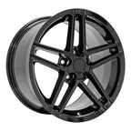 18 Inch Gloss Black Wheel for 1988-2004 Chevy Corvette Rear Wheel