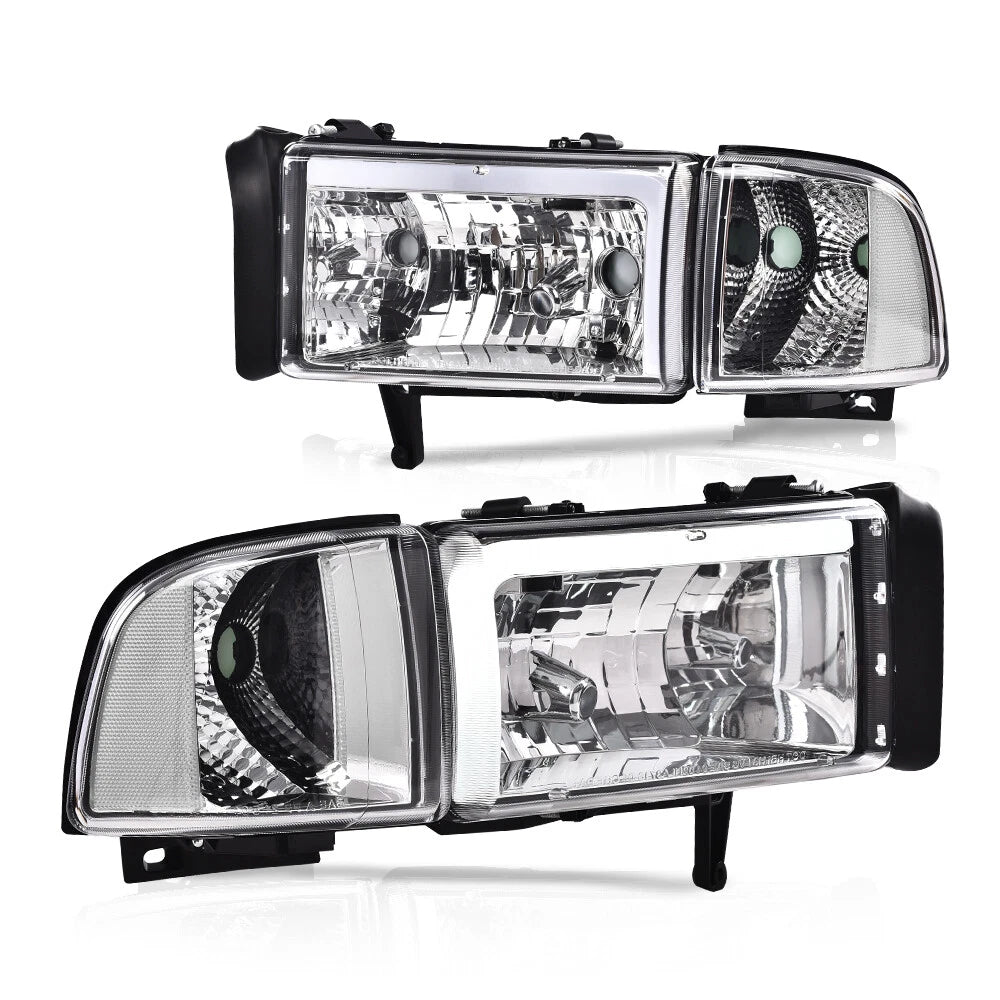 Set of 2 LED Headlights for Dodge Ram 1500 2500 3500 (1994–2002)