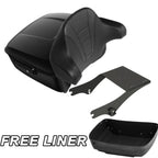 Trunk Backrest Pad Mount Rack for Harley Road Glide (1997–2008)