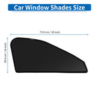 Car Window Cover for Mazda CX-5 (2017–2022) KFEP/KF5P/KF2P Net Black