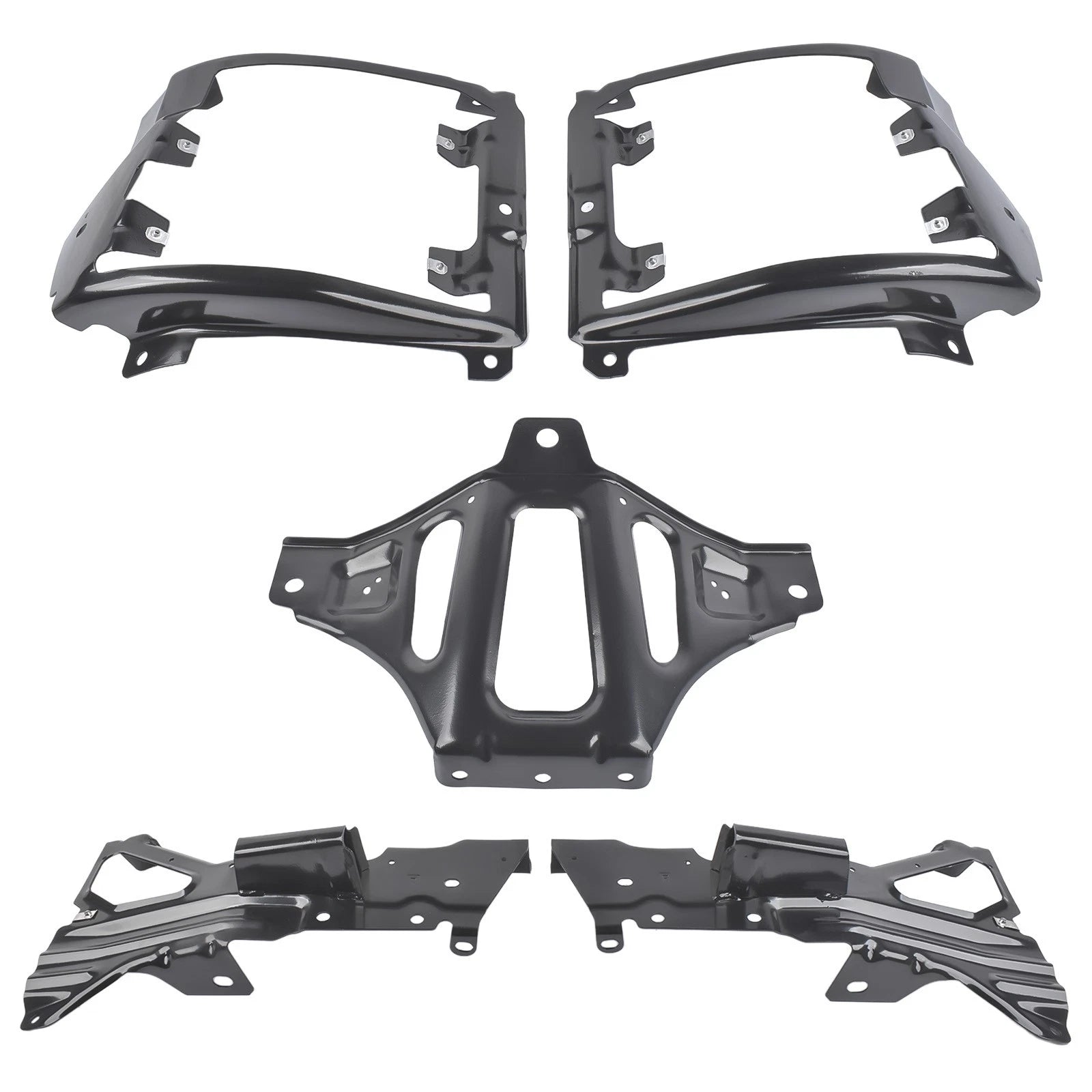 Front Bumper Support & Mount Bracket Set for Chevy Silverado 1500 (2016-2018)