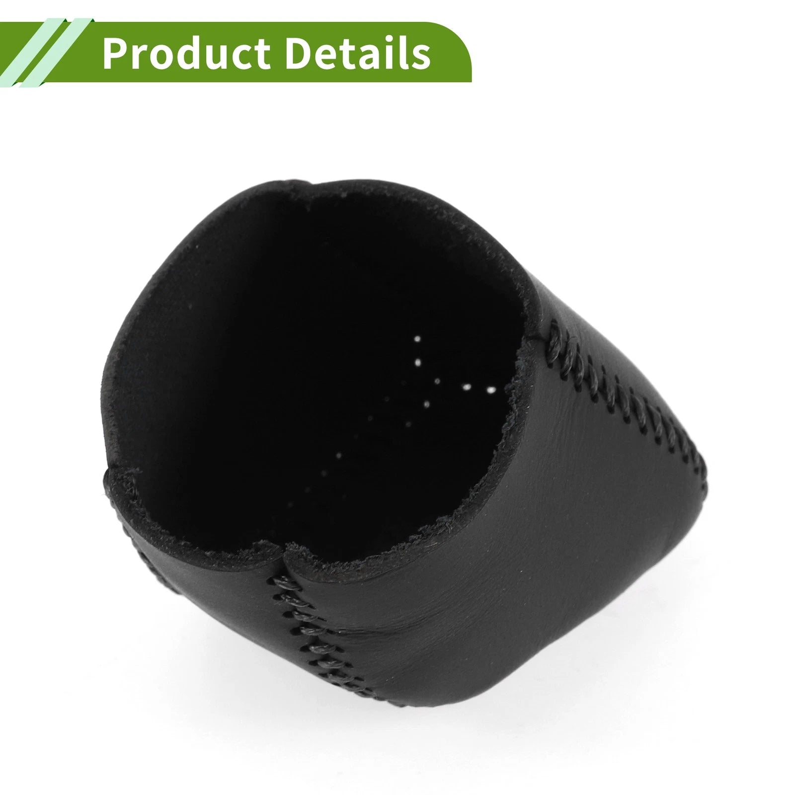 1 Pc Gear Shift Knob Cover for Lexus RX350 (2023–2024) Black Faux Leather