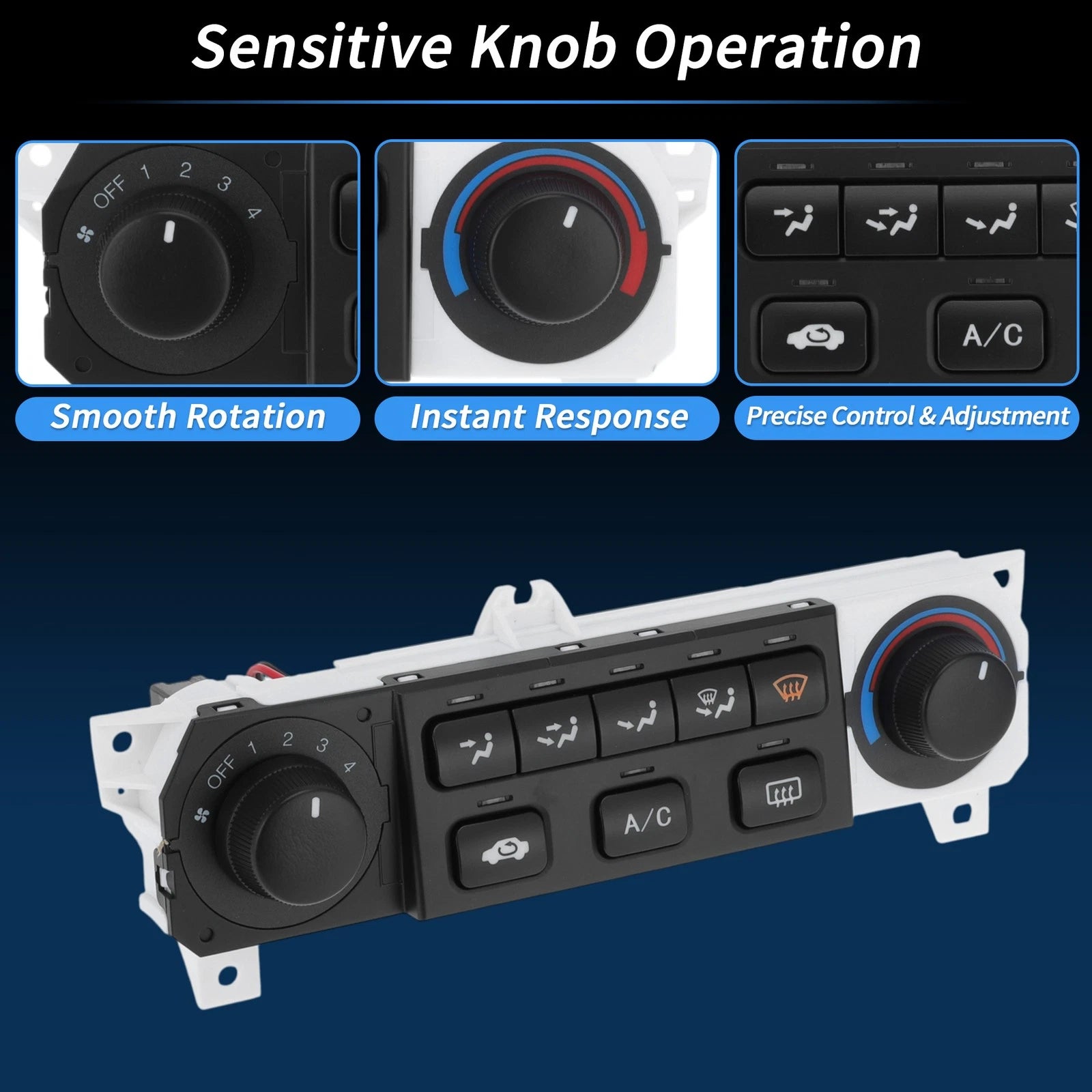A/C Heater Climate Control Module Panel for Honda Odyssey (1998–2004) No. 599-268