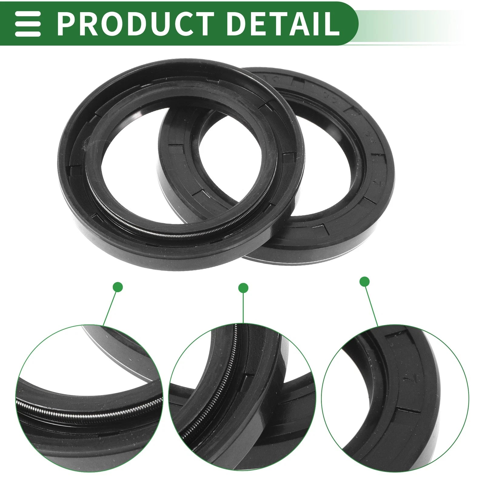 Set of 5 Oil Seal Rotary Shaft Seal NBR Rubber 35x52x7mm