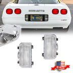 2X Clear Lens Tailgate Reverse Backup Lights for Corvette C4 (1991–1996)