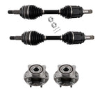 Front Left + Right CV Axle Shaft & Wheel Hub Bearing for Lexus GX460 (2010–2023)