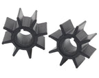 2X Water Pump Impeller for Tohatsu Nissan 9.9HP 15HP 18HP 20HP (OEM 334-65021-0)