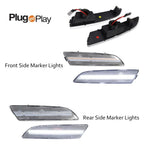 Clear LED Side Marker Lights for Chrysler Crossfire (2004–2008)