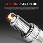 Ignition Coil & Iridium Spark Plugs Set for Ford Taurus (2001-2006)