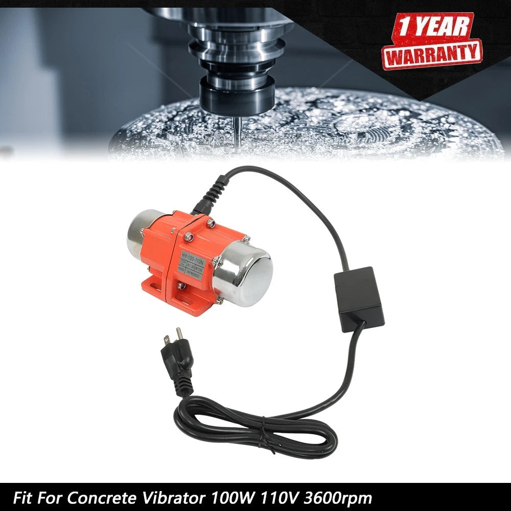 Electric Vibrator Motor for Concrete (110V, 100W, 3600rpm)